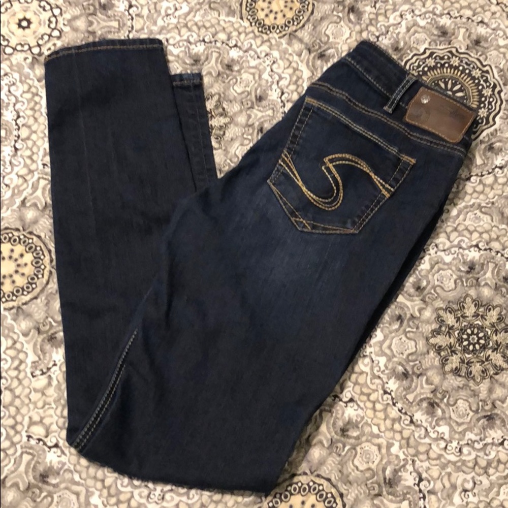 Silver jeans